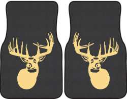 The Legend Whitetail Deer Silhouette Car Mats