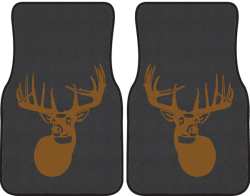 The Legend Whitetail Deer Silhouette Car Mats