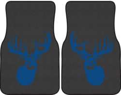 The Legend Whitetail Deer Silhouette Car Mats