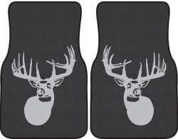 The Legend Whitetail Deer Silhouette Car Mats