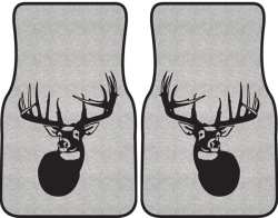 The Legend Whitetail Deer Silhouette Car Mats