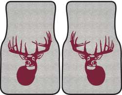 The Legend Whitetail Deer Silhouette Car Mats