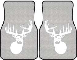 The Legend Whitetail Deer Silhouette Car Mats