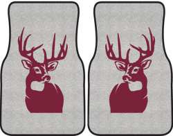 Perfect 10 Whitetail Deer Silhouette Car Mats