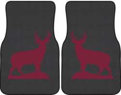 Trophy Buck Silhouette Car Mats