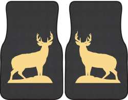 Trophy Buck Silhouette Car Mats