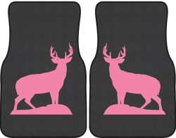 Trophy Buck Silhouette Car Mats