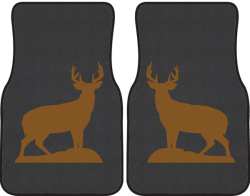Trophy Buck Silhouette Car Mats