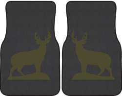 Trophy Buck Silhouette Car Mats