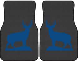 Trophy Buck Silhouette Car Mats