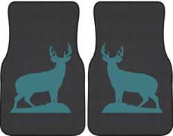 Trophy Buck Silhouette Car Mats