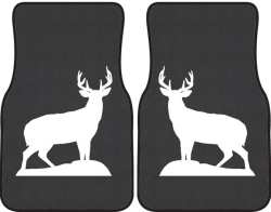 Trophy Buck Silhouette Car Mats