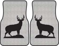 Trophy Buck Silhouette Car Mats