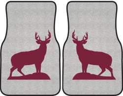 Trophy Buck Silhouette Car Mats