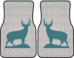 Trophy Buck Silhouette Car Mats
