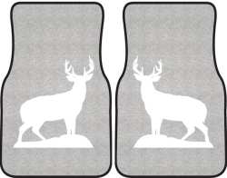 Trophy Buck Silhouette Car Mats