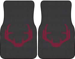 Nice Rack 4 Deer Silhouette Car Mats