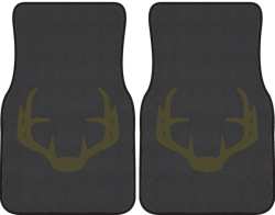 Nice Rack 4 Deer Silhouette Car Mats