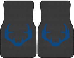 Nice Rack 4 Deer Silhouette Car Mats