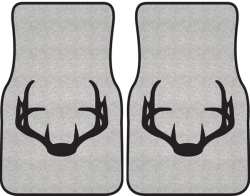 Nice Rack 4 Deer Silhouette Car Mats