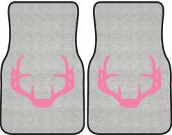 Nice Rack 4 Deer Silhouette Car Mats