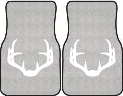 Nice Rack 4 Deer Silhouette Car Mats