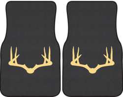 Wide Rack Deer Silhouette Car Mats