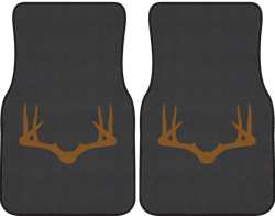 Wide Rack Deer Silhouette Car Mats