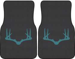 Wide Rack Deer Silhouette Car Mats