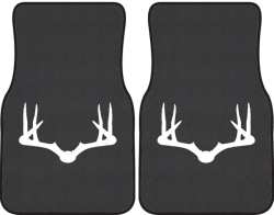 Wide Rack Deer Silhouette Car Mats