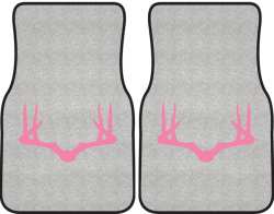 Wide Rack Deer Silhouette Car Mats