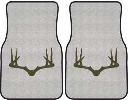 Wide Rack Deer Silhouette Car Mats