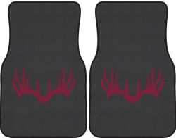 Nice Rack 6 Deer Silhouette Car Mats