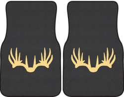 Nice Rack 6 Deer Silhouette Car Mats