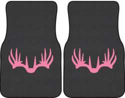 Nice Rack 6 Deer Silhouette Car Mats