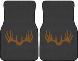Nice Rack 6 Deer Silhouette Car Mats