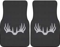 Nice Rack 6 Deer Silhouette Car Mats