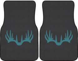 Nice Rack 6 Deer Silhouette Car Mats