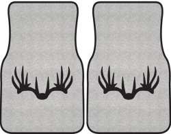 Nice Rack 6 Deer Silhouette Car Mats