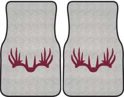 Nice Rack 6 Deer Silhouette Car Mats