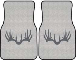 Nice Rack 6 Deer Silhouette Car Mats