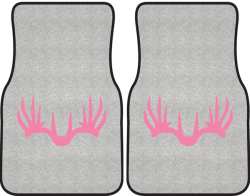 Nice Rack 6 Deer Silhouette Car Mats