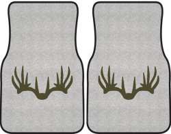 Nice Rack 6 Deer Silhouette Car Mats