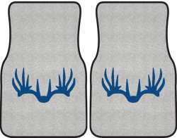 Nice Rack 6 Deer Silhouette Car Mats