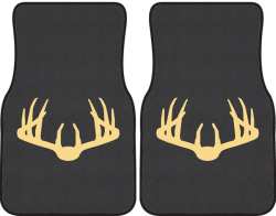 Nice Rack 3 Deer Silhouette Car Mats