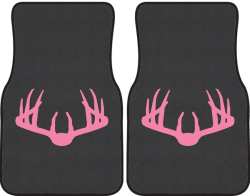 Nice Rack 3 Deer Silhouette Car Mats