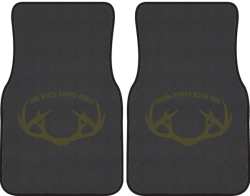 The Buck Stops Here Rack Silhouette Car Mats