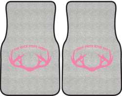 The Buck Stops Here Rack Silhouette Car Mats