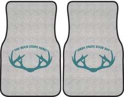The Buck Stops Here Rack Silhouette Car Mats