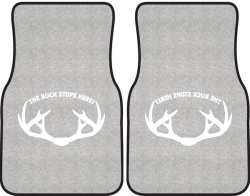The Buck Stops Here Rack Silhouette Car Mats
